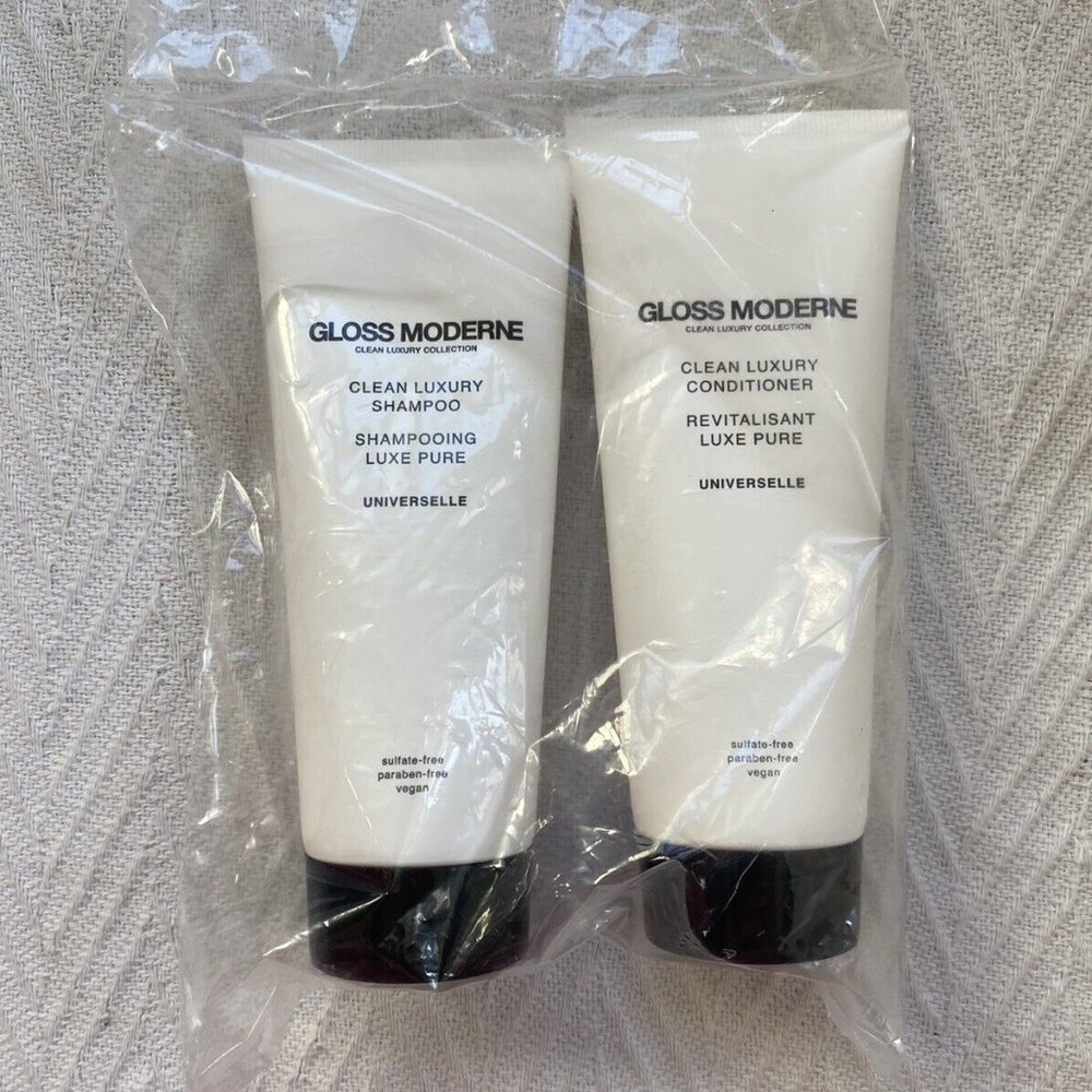 GLOSS MODERNE Clean Luxury Shampoo + Conditioner Duo Full Size NEW